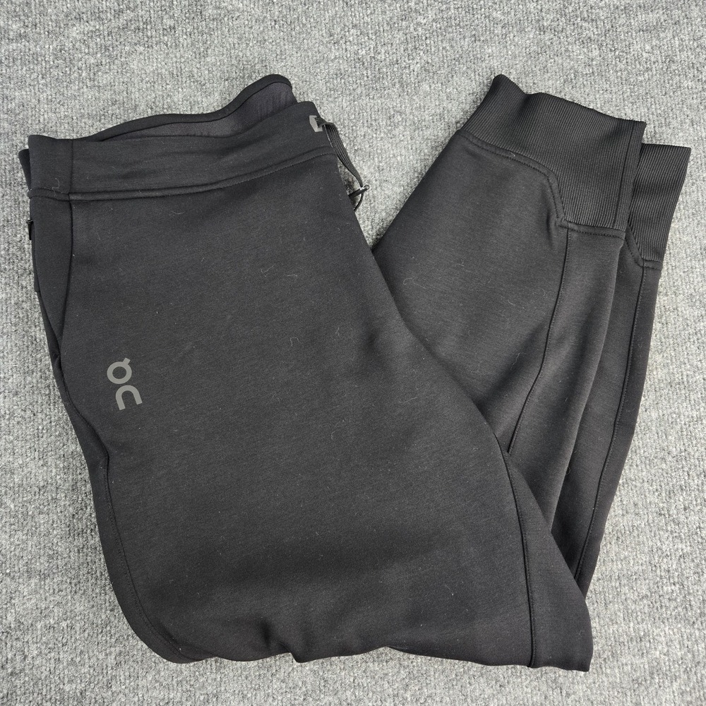 On Cloud Mens XL Black Sweatpants Joggers Performance Athletic Pockets Running